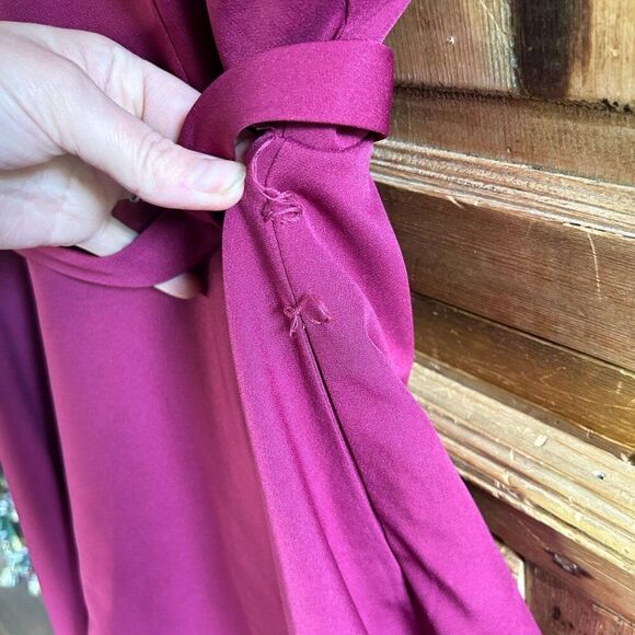 Ieena for Macduggal 6 Dress Purple Cocktail Dress Fit and Flare Sleeveless - Picture 7 of 14